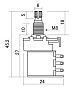 Hosco H-Push-500A Потенциометр 500 кОм (лог), Push-Pull.-1